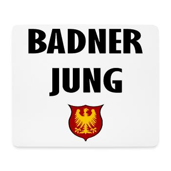 Badner Junge - Mousepad (Querformat) - Weiß - Vorne