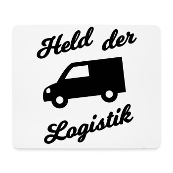 Die Helden der Logistik - Mousepad (Querformat) - Weiß - Vorne