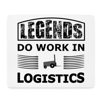 Legend of logistics - Mouse Pad (horizontal) - white - Front