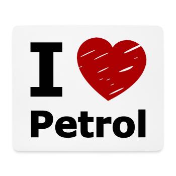 Love of petrol - Mouse Pad (horizontal) - white - Front