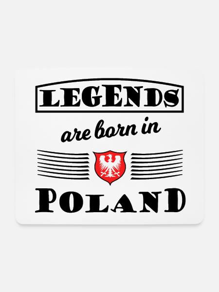 Die polnische Legende - Mousepad (Querformat) - Weiß