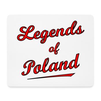 Die polnischen Legenden - Mousepad (Querformat) - Weiß - Vorne