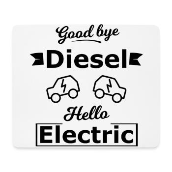 Hello electric cars - Mouse Pad (horizontal) - white - Front
