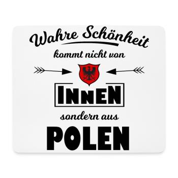Schönheit aus Polen - Mousepad (Querformat) - Weiß - Vorne