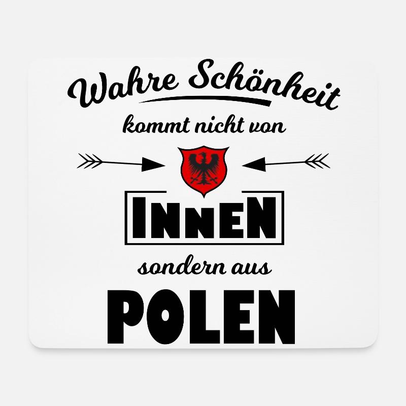 Schönheit aus Polen - Mousepad (Querformat) - Weiß