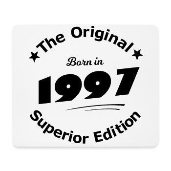 Born in 1997 - Mouse Pad (horizontal) - white - Front