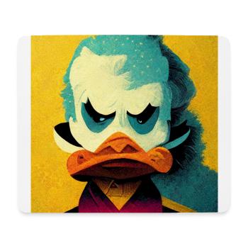 Drôle de canard Pop Art - Tapis de souris (format paysage) - blanc - Devant