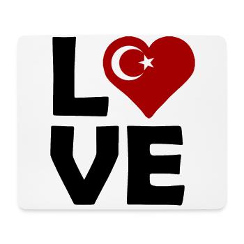 Türkische Liebe - Mousepad (Querformat) - Weiß - Vorne