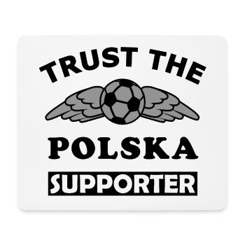 Fans aus Polen - Mousepad (Querformat) - Weiß - Vorne