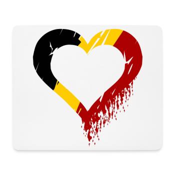 The Love of Belgium - Mouse Pad (horizontal) - white - Front