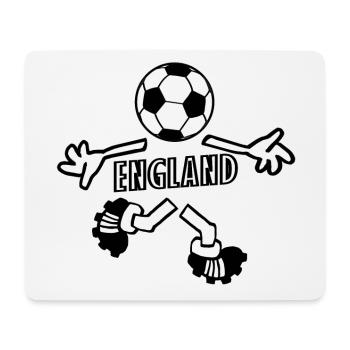 Der England Spieler - Mousepad (Querformat) - Weiß - Vorne
