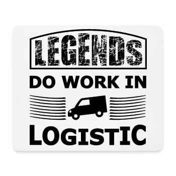 Legends of logistics - Mouse Pad (horizontal) - white - Front
