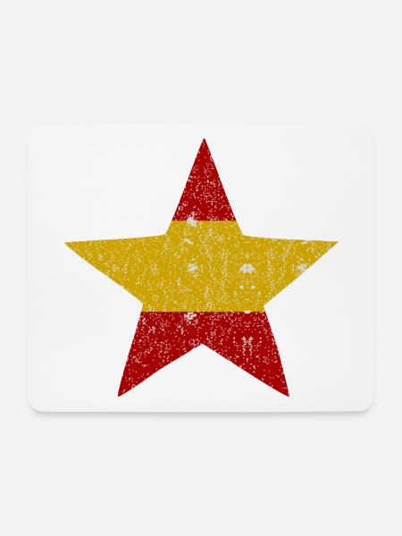 Die spanischen Sterne - Mousepad (Querformat) - Weiß