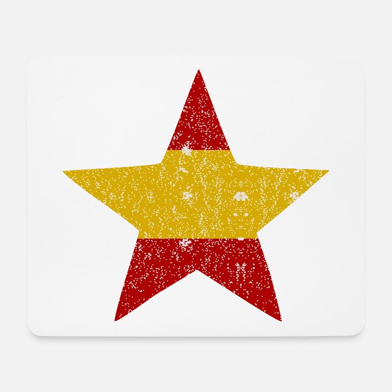 Die spanischen Sterne - Mousepad (Querformat) - Weiß