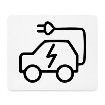 Véhicules électriques - Tapis de souris (format paysage) - blanc - Devant