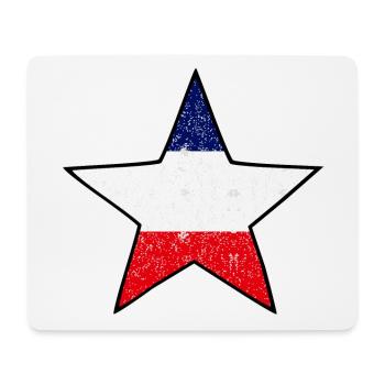 Stern aus Frankreich - Mousepad (Querformat) - Weiß - Vorne