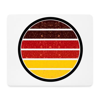 Germany's colours - Mouse Pad (horizontal) - white - Front