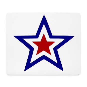 Stern von Frankreich - Mousepad (Querformat) - Weiß - Vorne