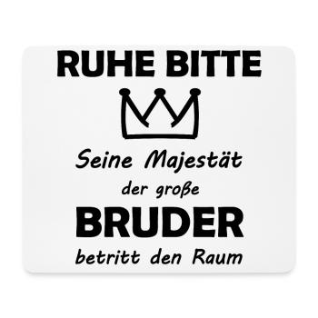 Der große Bruder - Mousepad (Querformat) - Weiß - Vorne