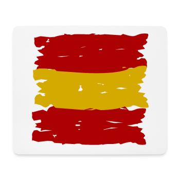 Das spanische Team - Mousepad (Querformat) - Weiß - Vorne
