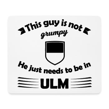 Zuhause in Ulm - Mousepad (Querformat) - Weiß - Vorne