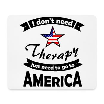Fahrt nach Amerika - Mousepad (Querformat) - Weiß - Vorne