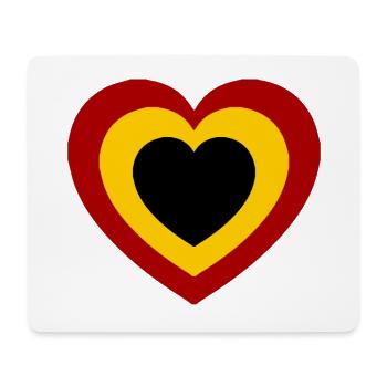 Die belgische Liebe - Mousepad (Querformat) - Weiß - Vorne