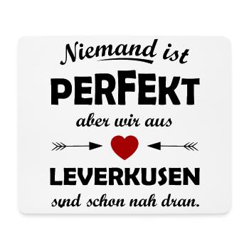 Daheim in Leverkusen - Mousepad (Querformat) - Weiß - Vorne