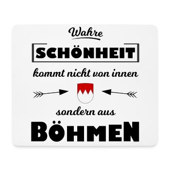 Schönheit aus Böhmen - Mousepad (Querformat) - Weiß - Vorne