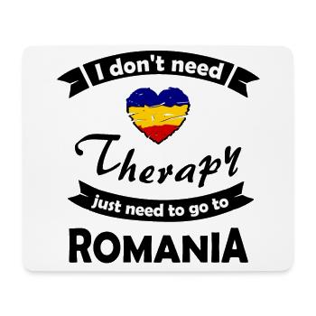 Urlaub in Rumänien - Mousepad (Querformat) - Weiß - Vorne