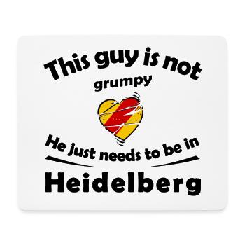 The heart of Heidelberg - Mouse Pad (horizontal) - white - Front