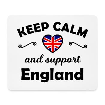 England Supporters - Mouse Pad (horizontal) - white - Front