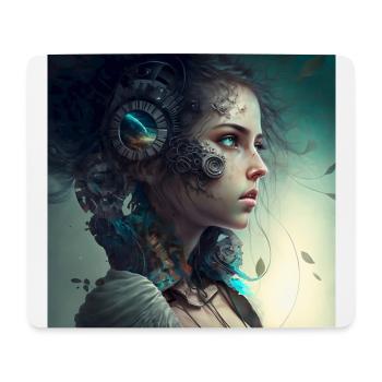 Graphic Design Girl - Mouse Pad (horizontal) - white - Front