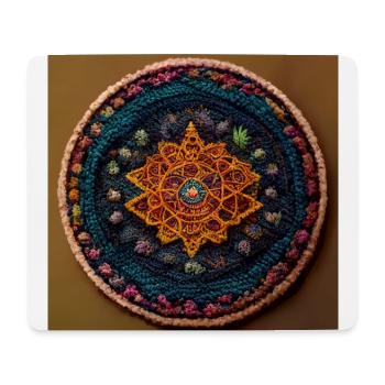 Boho Mandala Abstract - Mouse Pad (horizontal) - white - Front