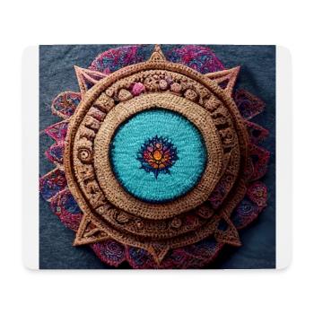 Boho Mandala Abstract - Mouse Pad (horizontal) - white - Front
