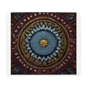 Boho Mandala Abstract - Mouse Pad (horizontal) - white - Front