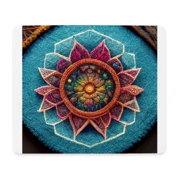 Boho Mandala Abstract - Mouse Pad (horizontal) - white - Front