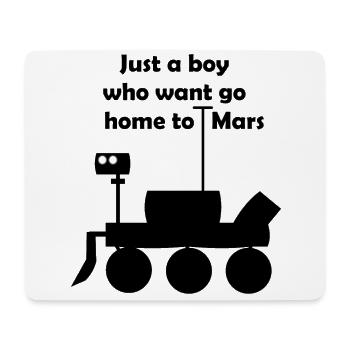Retour sur Mars - Tapis de souris (format paysage) - blanc - Devant