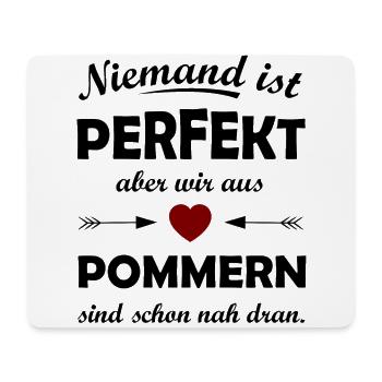 Die Leute aus Pommern - Mousepad (Querformat) - Weiß - Vorne