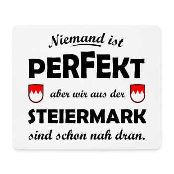 In der Steiermark zuhause - Mousepad (Querformat) - Weiß - Vorne
