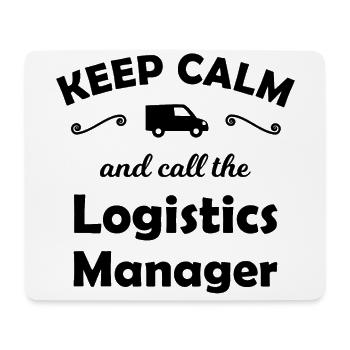 The Logistics Manager - Mouse Pad (horizontal) - white - Front