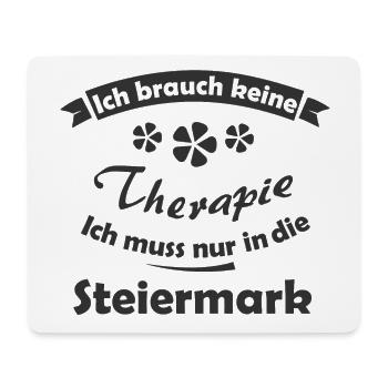 Die schöne Steiermark - Mousepad (Querformat) - Weiß - Vorne