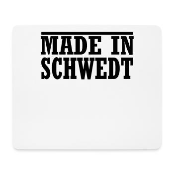 made in schwedt - Mousepad (Querformat) - Weiß - Vorne