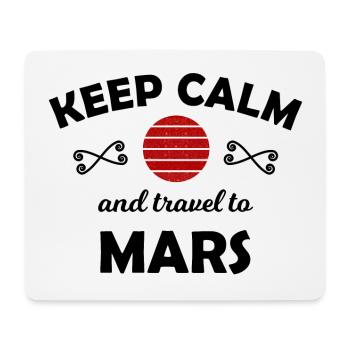 Urlaub auf dem Mars - Mousepad (Querformat) - Weiß - Vorne