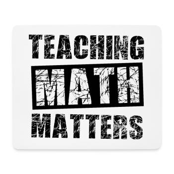 Mathelehrer - Mousepad (Querformat) - Weiß - Vorne