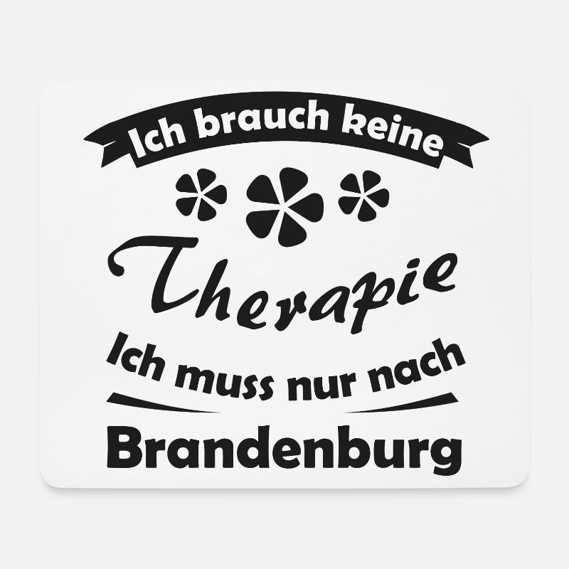 Brandenburg - Mousepad (Querformat) - Weiß