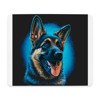 German Shepherd - Mouse Pad (horizontal) - white - Front