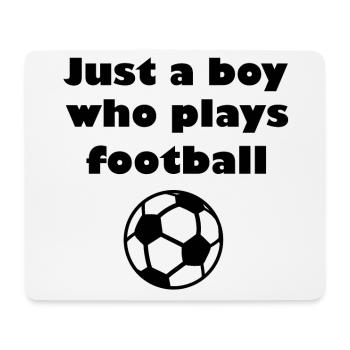 Die Fußballspieler - Mousepad (Querformat) - Weiß - Vorne