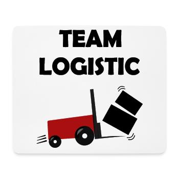 The Logistics Team - Mouse Pad (horizontal) - white - Front