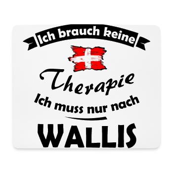 Die Therapie in Wallis - Mousepad (Querformat) - Weiß - Vorne